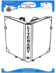 Çocuklar İçin Kitap Boyama Sayfaları 